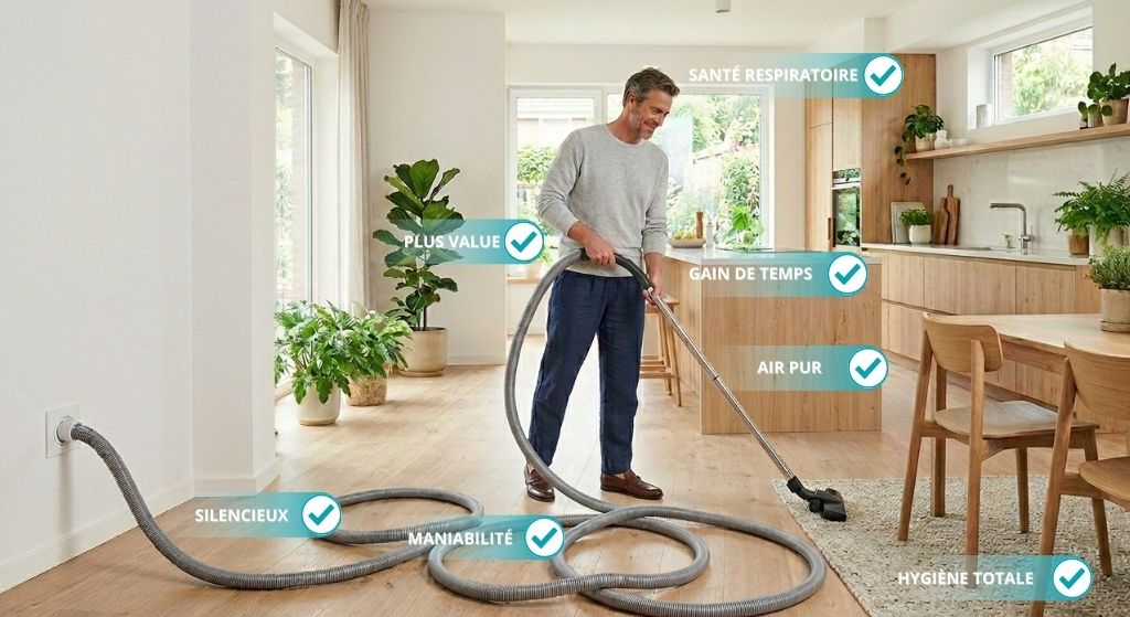 7 raisons d'installer un aspirateur central