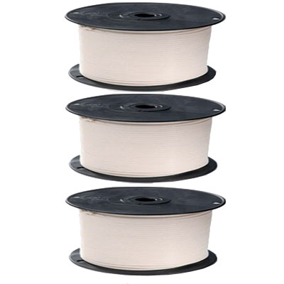 Fil basse tension blanc - longueur 300m