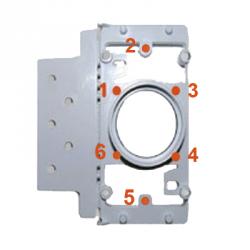 Ensemble 2 prises clapet rond blanc avec tuyaux_2