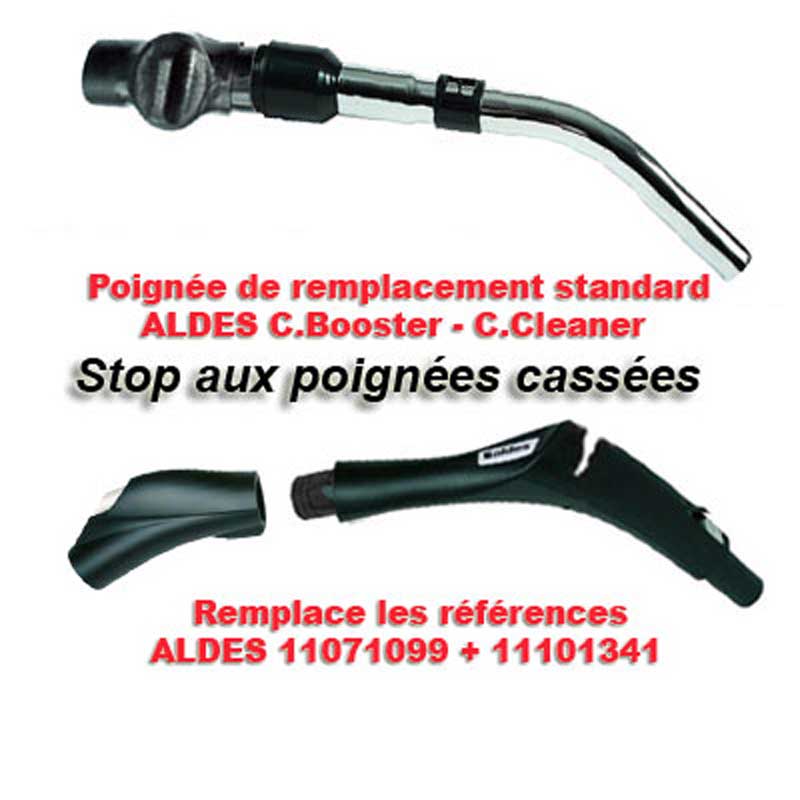 Poignée de remplacement standard pour centrale d'aspiration Aldes C.Booster et C.Cleaner