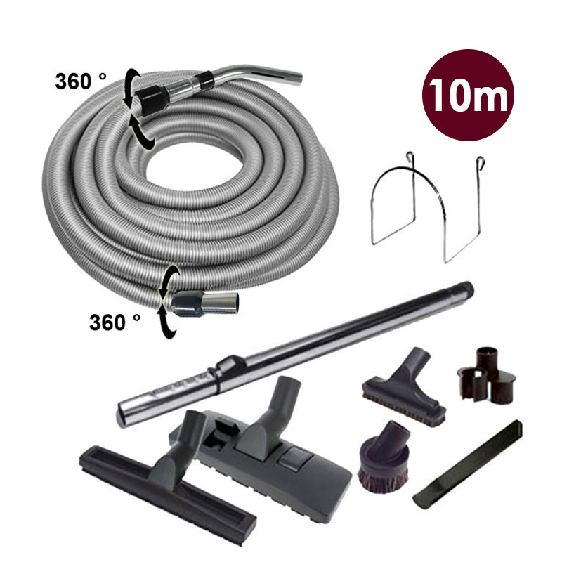 Set 8 accessoires + 1 flexible standard - longueur 10m