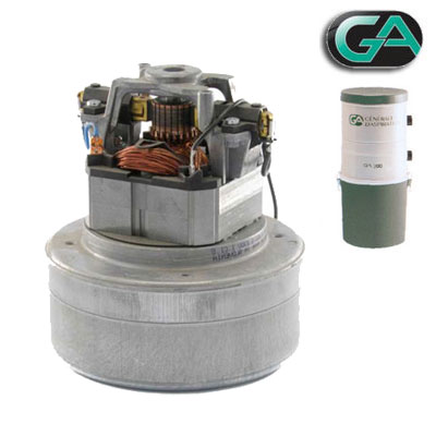 Moteur 1000 W pour les centrales d'aspiration GENERAL D'ASPIRATION  GA 100 et GA 150 Fabrication centrale avant 1998, GENERAL D'ASPIRATION 31052010