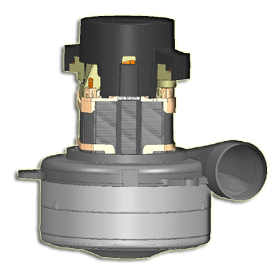 Moteur 6600-018A d'aspiration centralisée ElectroMotors pour Cyclovac GS310 - DL5011 - GX5011_1