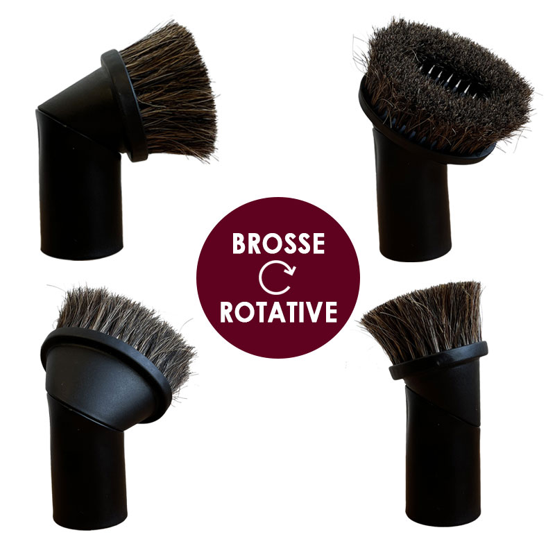 Brosse pivotante ovale crin naturel_3