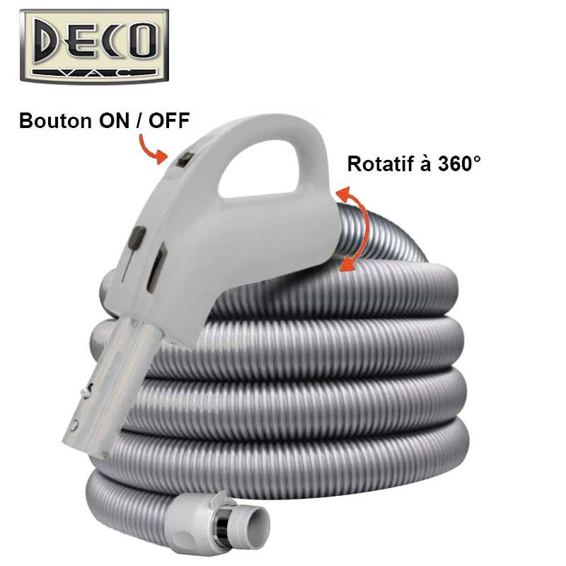 Set 8 accessoires + 1 flexible avec interrupteur on/off DÉCO VAC - longueur 12m_1