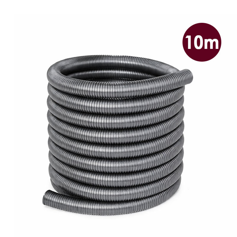 Flexible pour aspirateur centralisé nu - gris - longueur 10m
