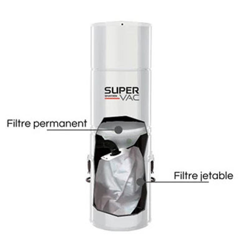 Aspirateur central hybride HAYDEN SuperVac 70 GARANTIE 10 ANS (jusqu’à 350 m²)_3