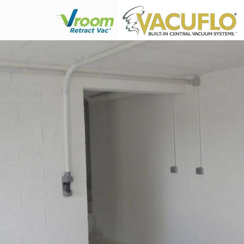 Flexible Vroom Retract Vac - compatible toutes marques d'aspiration centralisée - longueur 12m_3