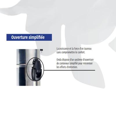 Aspiration centralisée sans sac OTTO BULL ONDA 300 INOX (jusqu’à 300 m²), Garantie 2 ans, SISTEM AIR VAC63A_3
