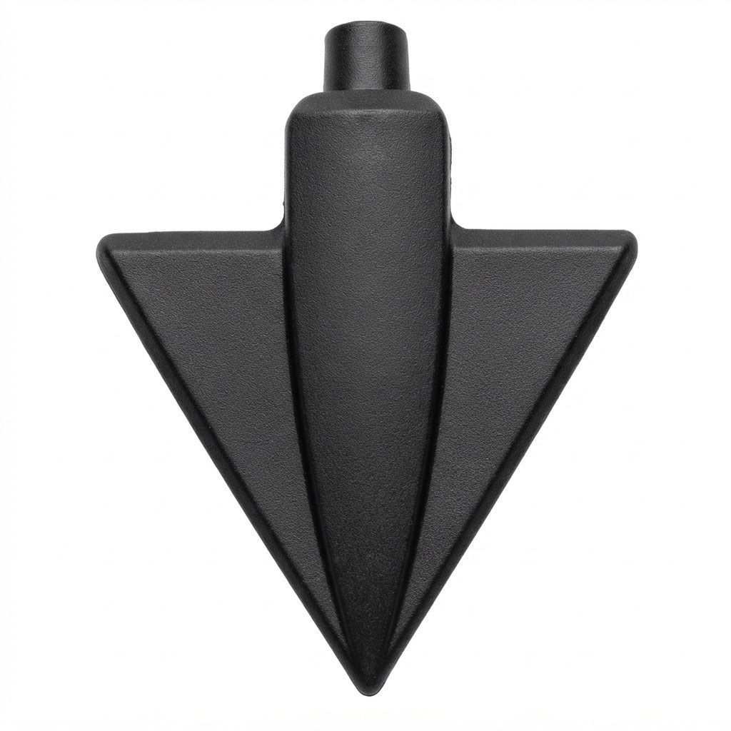 Brosse triangulaire 265 mm pour aspiration centralisée,  spéciale pour angle_1
