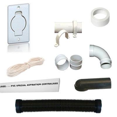 Kit 1 prise porte ronde blanche pour centrale Beflexx