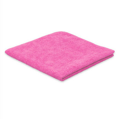 Microfibre Soft entretien courant - 40 x 40 - rose