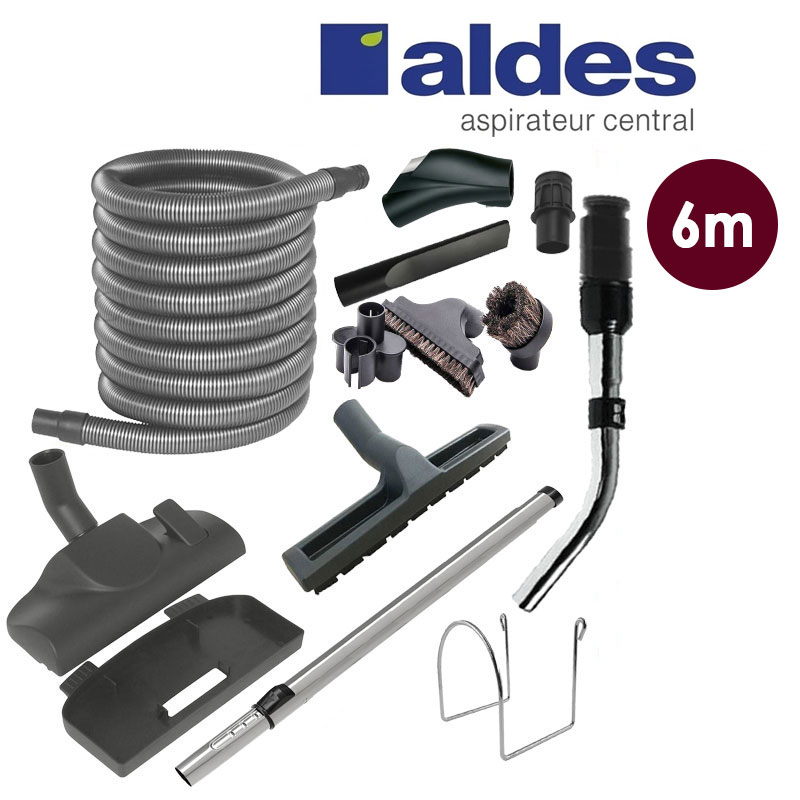 Set Accessoires et flexible non filaire Aldes C.Cleaner, C.Booster et C.Blue - longueur 6m