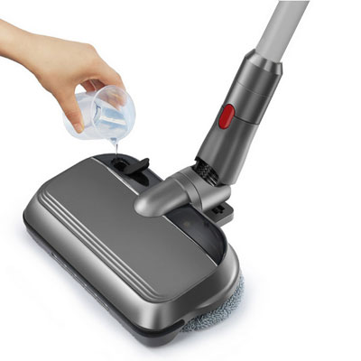 Brosse vadrouille électrique pour aspirateur sans fil compatible Dyson V7, V8, V10, V11, lumière LED, réservoir d'eau, tête de brosse_5