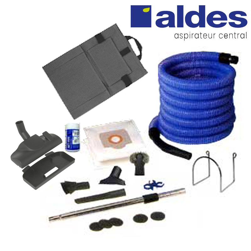 Set de nettoyage complet aspiration centralisée Aldes  MIDDLE FILAIRE