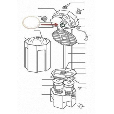 Joint alimentation pour centrales BOOSTY et FAMILY, ALDES 11070156_1