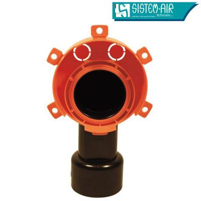 Contre-prise universelle ronde avec raccord courbe, Sistem Air 1450.14
