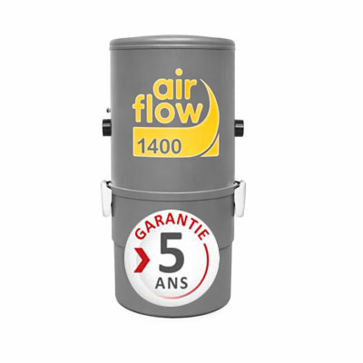 Aspirateur central AIRFLOW 1400 garantie 5 ans (jusqu’à 180 m²) + trousse inter 9 ML + 8 accessoires + 1 Kit de nettoyage micro offert_2
