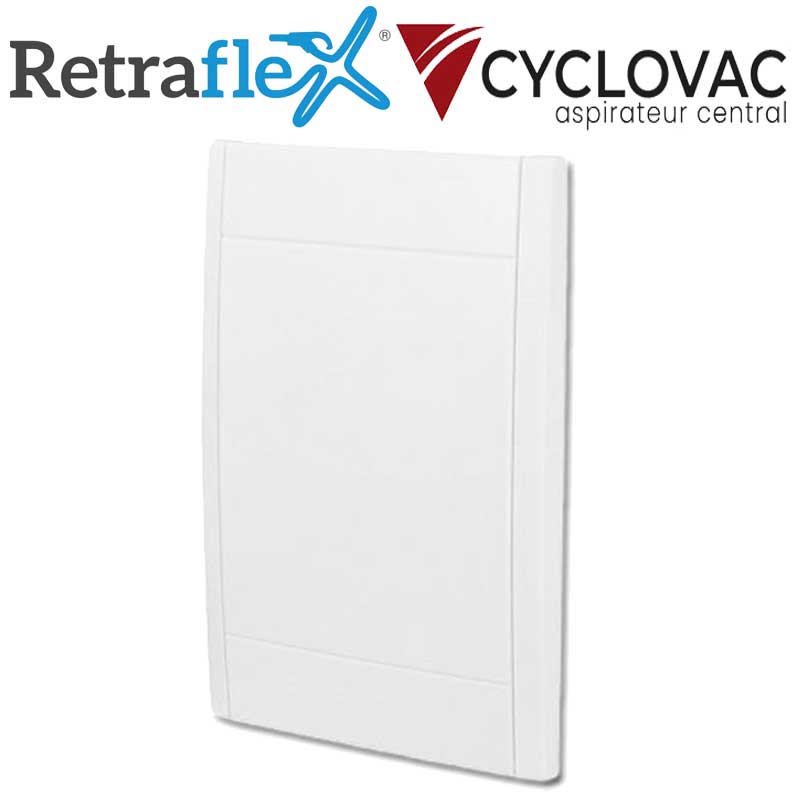 Prise murale blanche pour système Retraflex – modèle ancienne génération