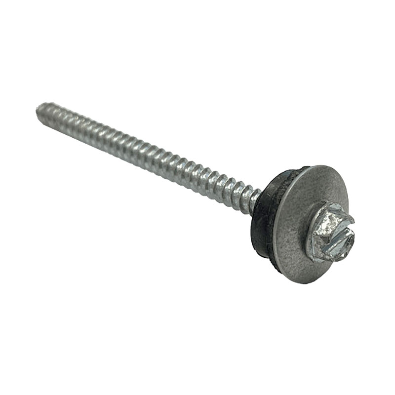 Vis hexagonale #8 2-5/8 + rond caoutchouc pour centrales Cyclovac E215, H215, E615, H615, DL615, HX615, E715, H715, DL715 et HX715