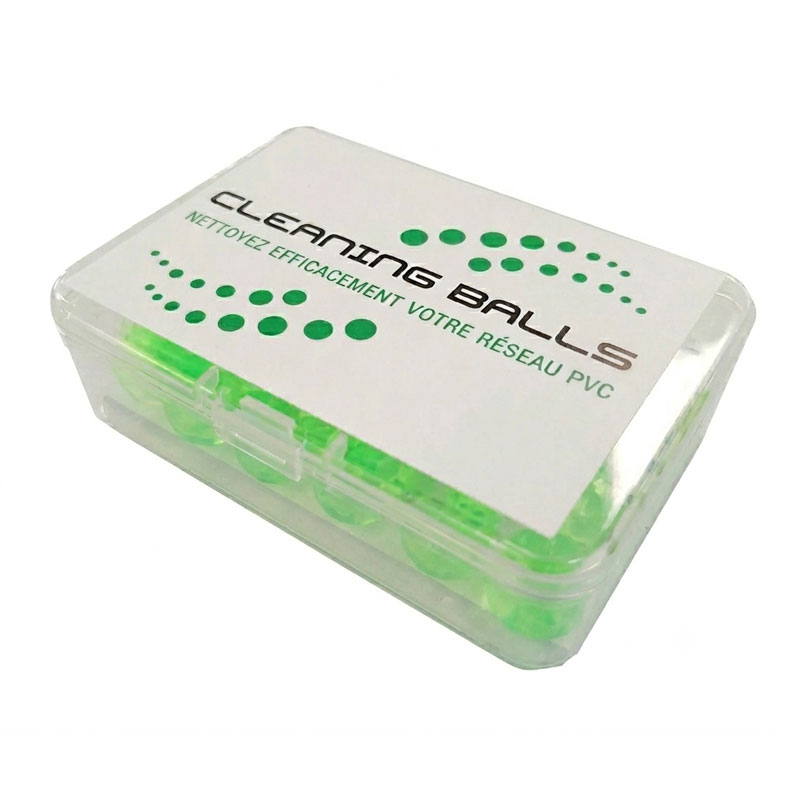 Cleaning balls, 12 boules magiques de nettoyage pour les flexibles et les réseaux pvc_2