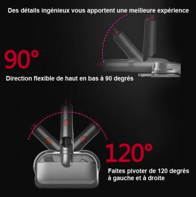 Brosse vadrouille électrique pour aspirateur sans fil compatible Dyson V7, V8, V10, V11, lumière LED, réservoir d'eau, tête de brosse_2