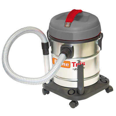 Bidon vide cendres CENETRIS cendres froides, eaux, poussières (3 en 1), à moteur électrique 1200W, 25L +accessoires, RIBIMEX PRCEN010