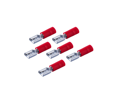 Cosses plates femelles par 6