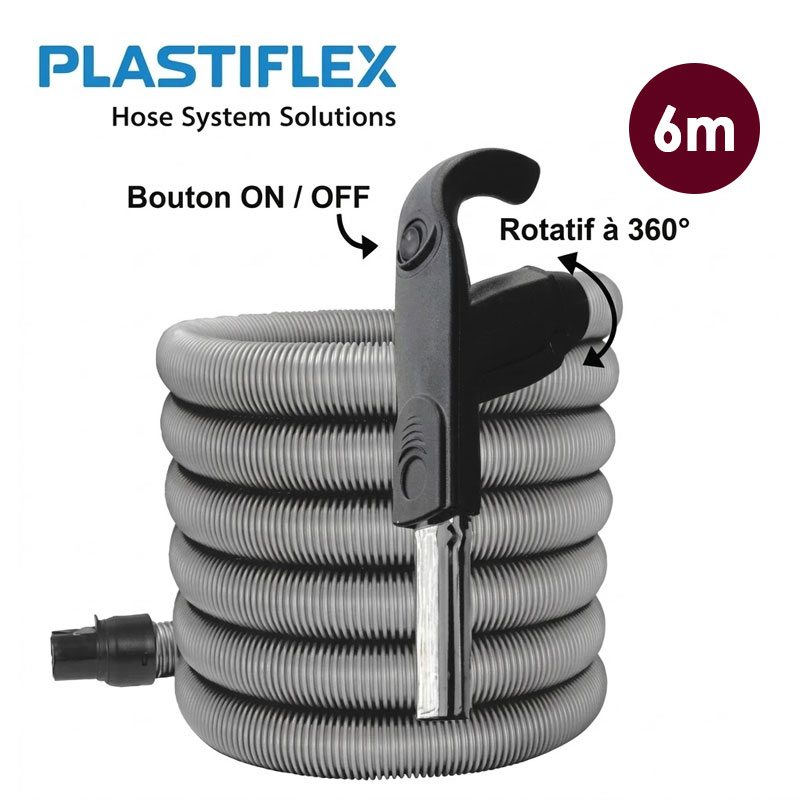 Flexible premium Plastiflex avec bouton marche/arrêt - longueur 6m