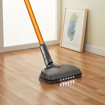 Brosse vadrouille électrique pour aspirateur sans fil compatible Dyson V7, V8, V10, V11, lumière LED, réservoir d'eau, tête de brosse_9