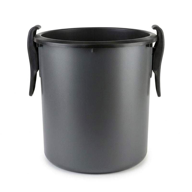 Cuve à poussière anthracite avec poignées à crochet pour centrales d'aspiration Aertecnica TS1 et TS2, AERTECNICA 5001597