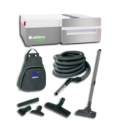 Aspirateur centralisé C.Integra avec kit de nettoyage, Garantie 2 ans (jusqu’à 150 m²), Aldes 11071142