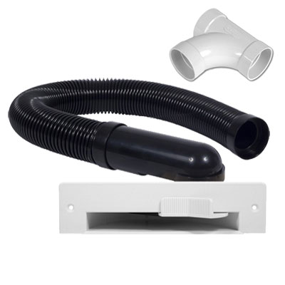 Aspiration centralisée sans sac Air Tecno Style MINI 150 (jusqu’à 150 m²), Garantie 2 ans + Set inter 9 M + 8 accessoires + kit 3 prises + kit prise balai + kit prise garage_5