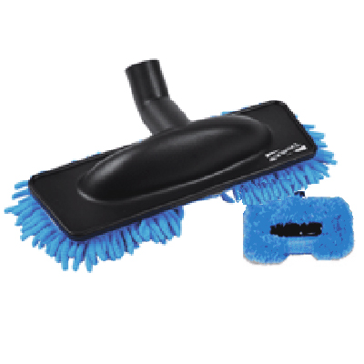 Brosse rasta mop microfibre - spéciale parquet - bleu