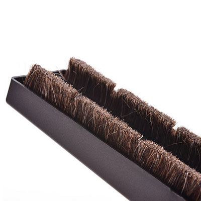 Brosse parquet en crin naturel à roulettes 300 mm pour sols durs_2