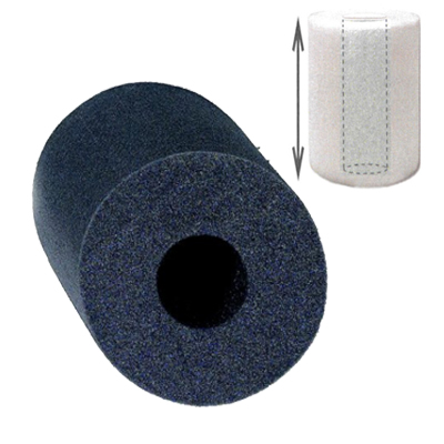 Filtre mousse percé de part en part pour centrale d'aspiration Aspiraumur