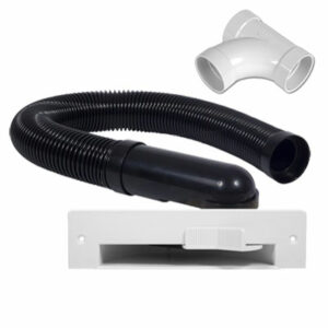 Aspirateur central SACH VAC Dynamic 1.8 kW garantie 4 ans + flexible rétractable 12 m avec housse de protection + poignée marche/arrêt + 7 accessoires + kit 1 prise RETRAFLEX + kit prise balai (rayon d'action 120 m2)_4