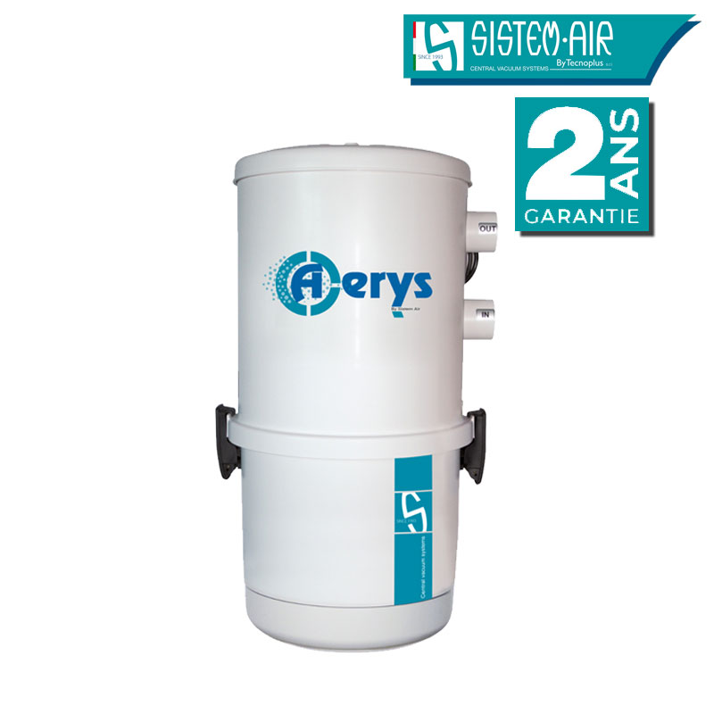 Aspiration centralisée avec sac SISTEM AIR Aerys 250 (jusqu’à 250 m²), Garantie 2 ans, SISTEM AIR 3107.0P