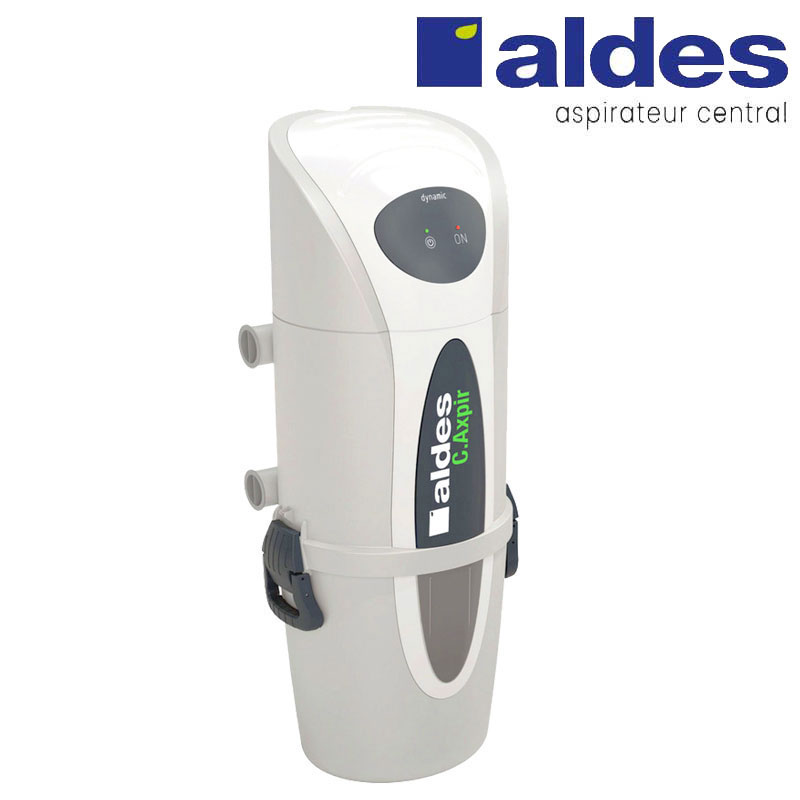 Centrale ALDES C.Axpir® Dynamic, Garantie 2 ans (jusqu'à 500 M²) + Set inter 9 M + 8 accessoires + kit 3 prises + kit prise balai + kit prise garage_1