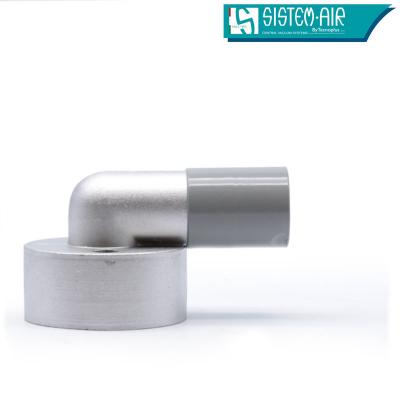 Contre-prises Sistem Air à plancher raccord courbe pour prises de sol, Sistem Air 1450.2E