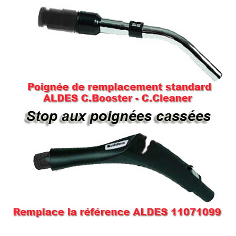 Poignée standard remplace la grande poignée ALDES C.Booster et C.Cleaner
