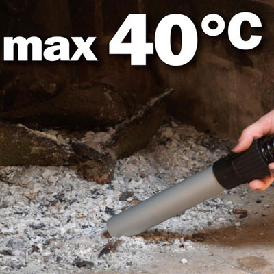 Bidon vide cendres chaudes CENEHOT SUR ROUES à moteur électrique 950W,18L pour aspirer les cendres chaudes des cheminées, des poêles à bois ou à granulés, RIBIMEX PRCEN008_2