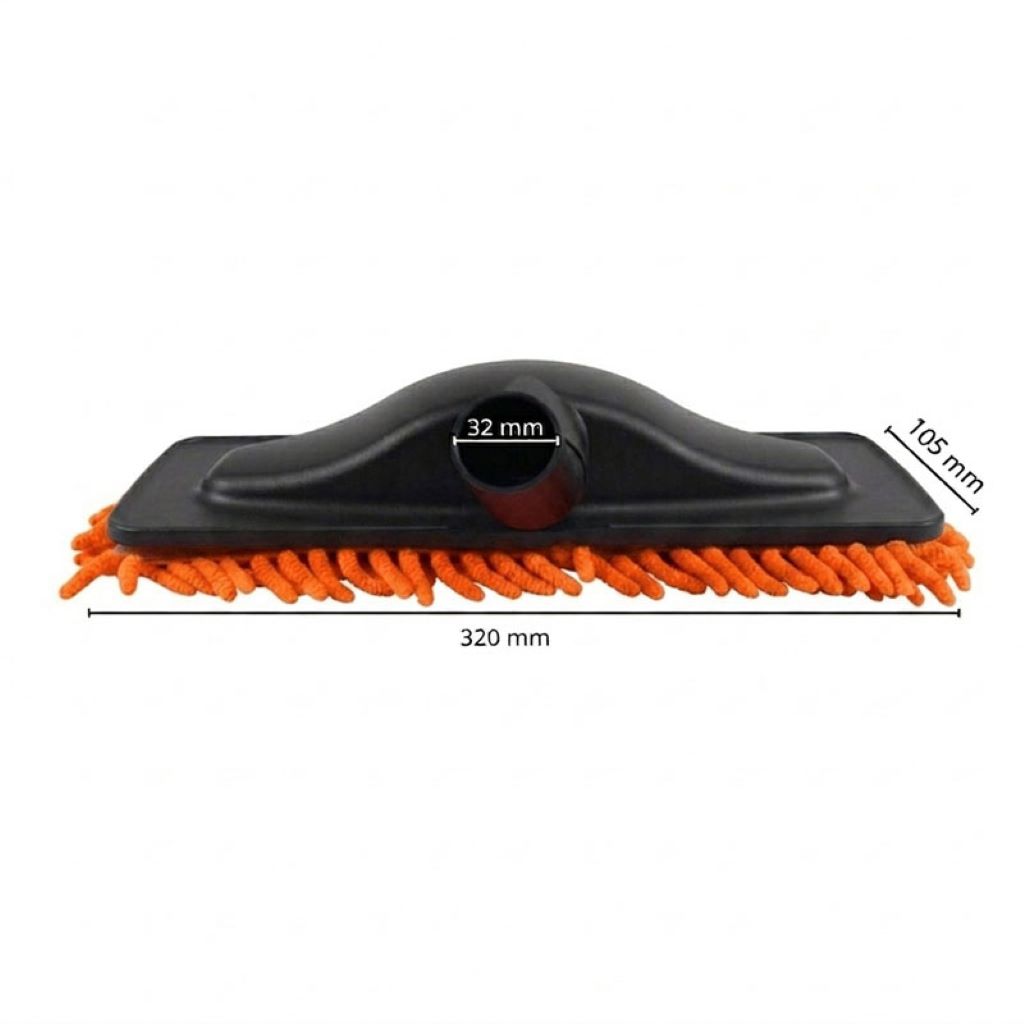 Brosse rasta mop microfibre - spéciale parquet - orange_1