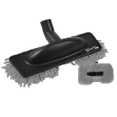 Brosse rasta mop microfibre - spéciale parquet - gris