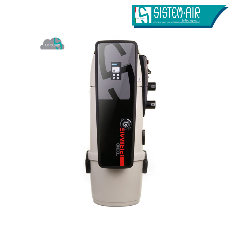 Aspirateur central type ALDES, tecno Prime 450 (jusqu’à 450 m²) + set accessoires - Garantie 2 ans, SISTEM AIR 3115.3TPR_1