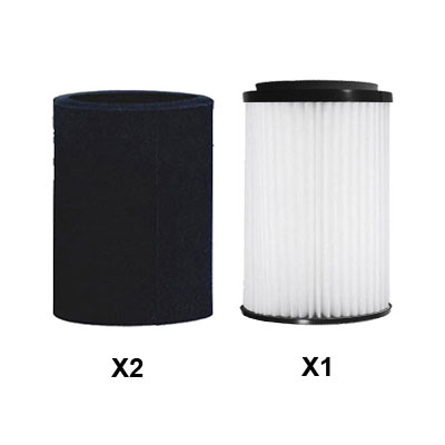 Lot de 2 pré-filtres + 1 Filtre pour centrales Eolys 350 et 450 à partir de décembre 2020
