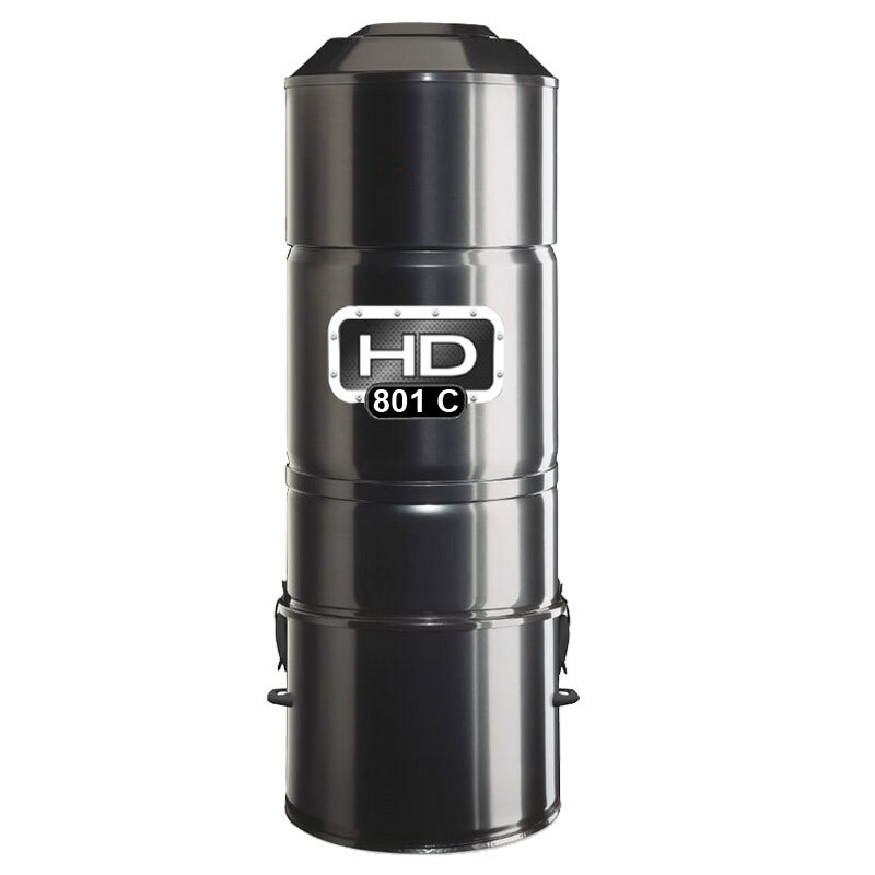 Aspirateur Central type ALDES, HD800C  - Garantie 10 ans - Surface jusqu’à 350 m² - Set de nettoyage_1