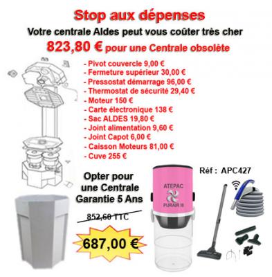 Réservoir à poussières ALDES 11170342