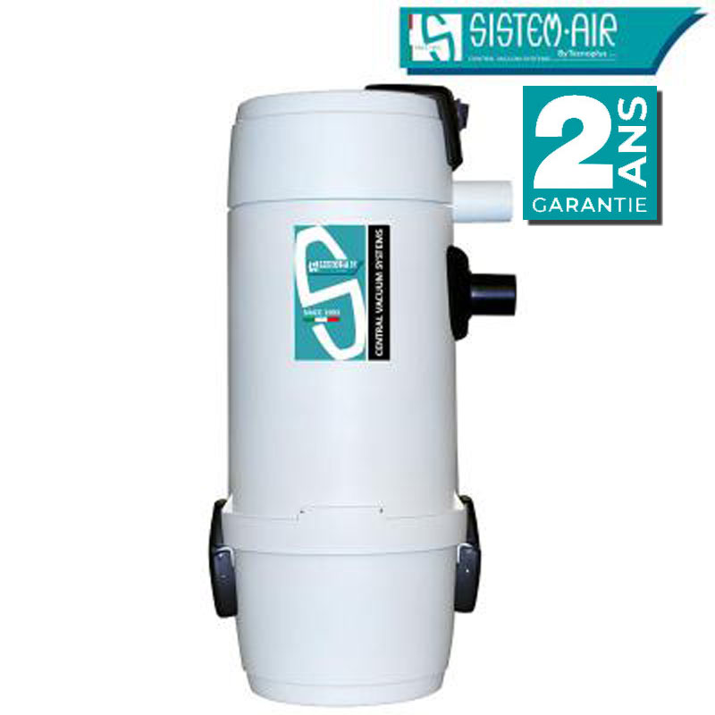 Aspiration centralisée SISTEM AIR Sunny Smart 7 (jusqu’à 250 m²), Garantie 2 ans, SISTEM AIR 3108.0C