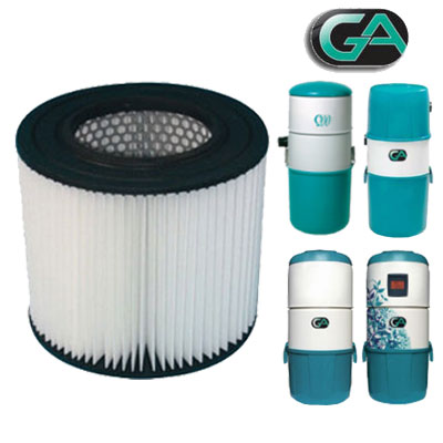 Filtre Générale d'aspiration polyester GA 100, GA 200, GA 300, GA 400, GA 1000 et ECXEL